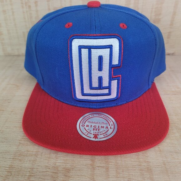 Los Angeles Clippers Hat Cap NBA Basketball Mitchell & Ness Adjustable Snapback - Picture 2 of 6